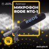 Аренда DEStudio, Rode NTG-1